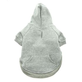 Flex-Fit Dog Hoodie (Color: Gray, size: X-Large)